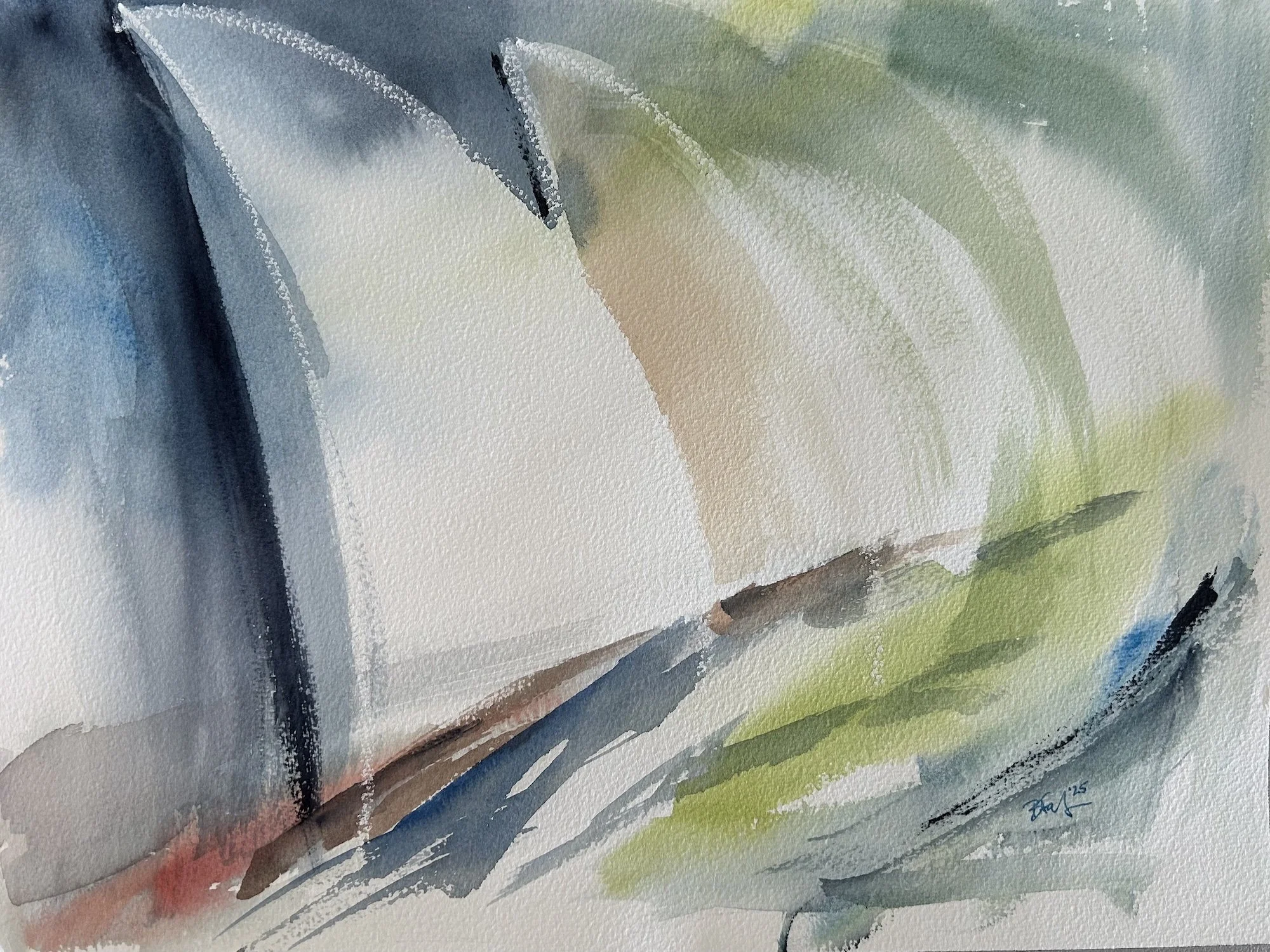 Windward by Barbara Falvey 12x16