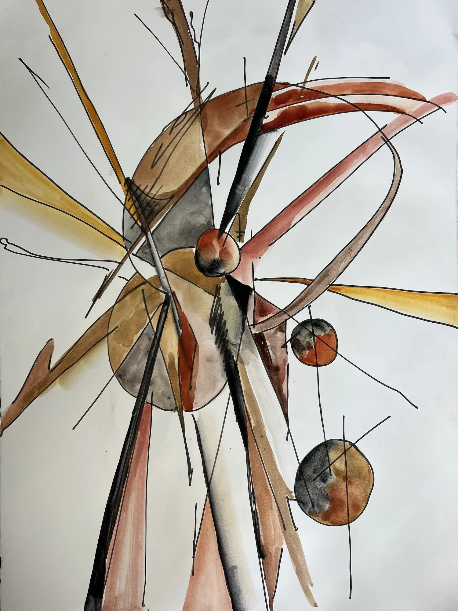 Frances Hill, Origin, 30x22, Transparent Watercolor