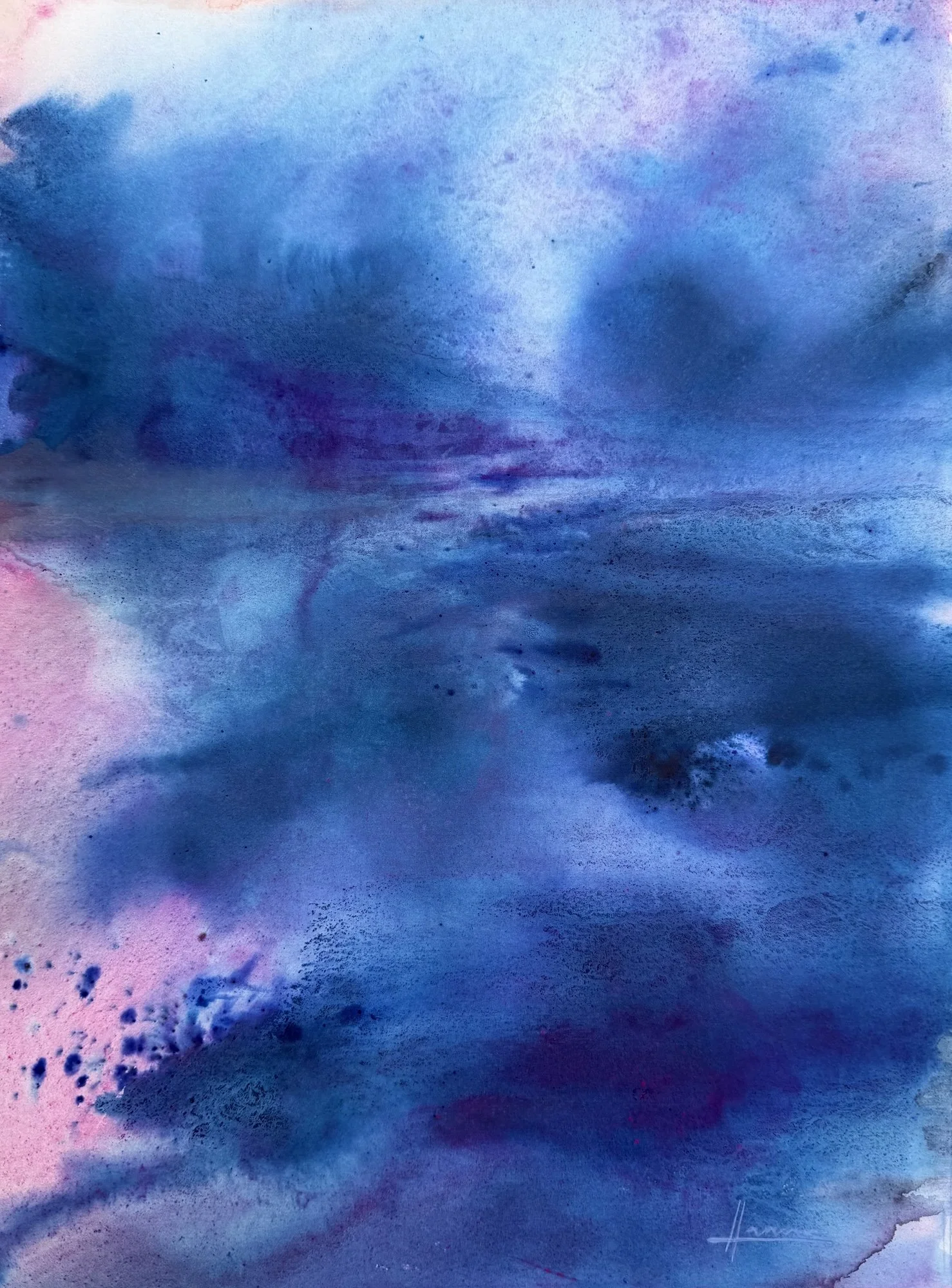 Anna Haftkovych, The Hour of Calm, 15x11, Watercolor