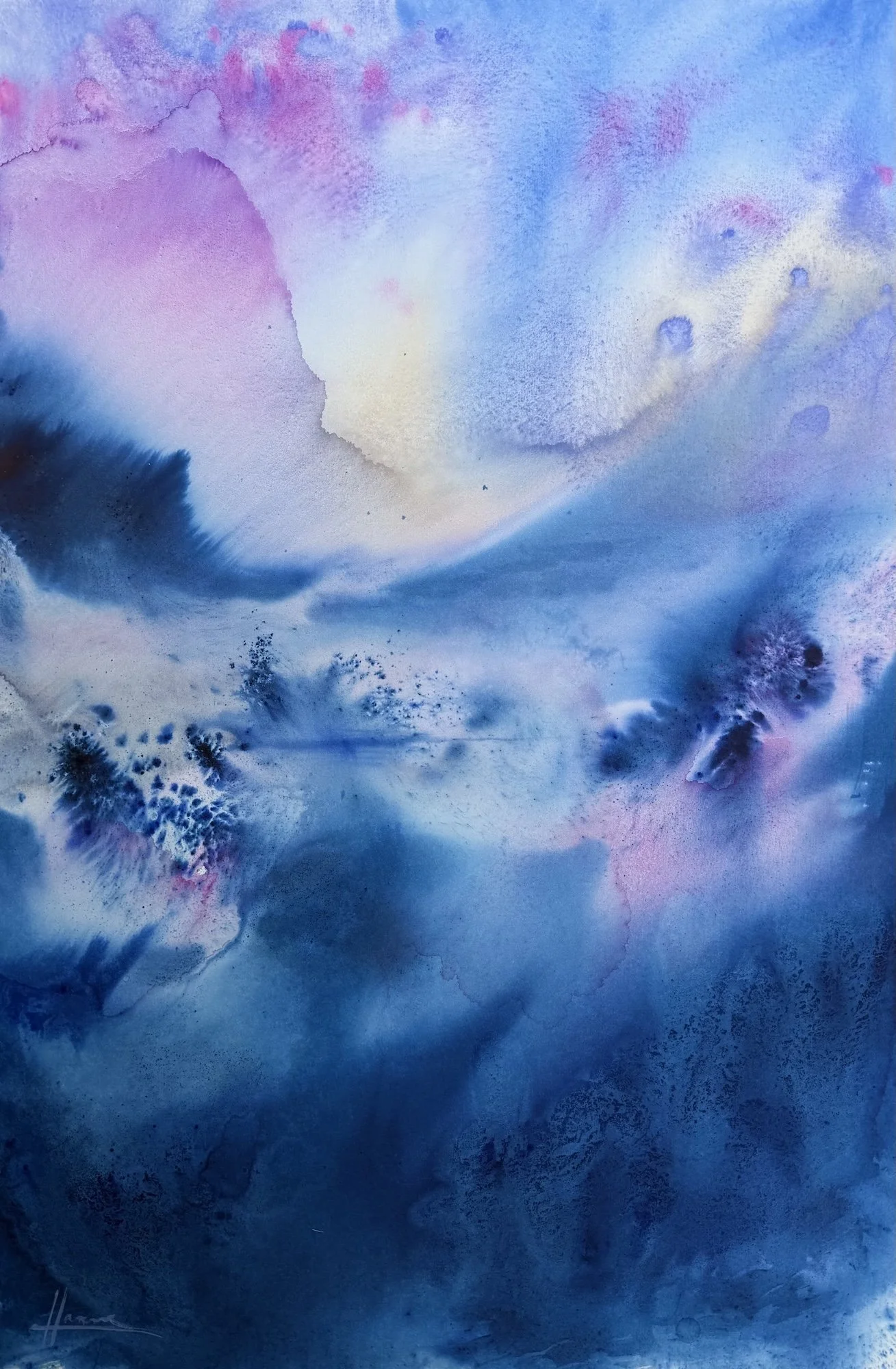 Anna Haftkovych, A Quiet Assurance, 23x15, Watercolor