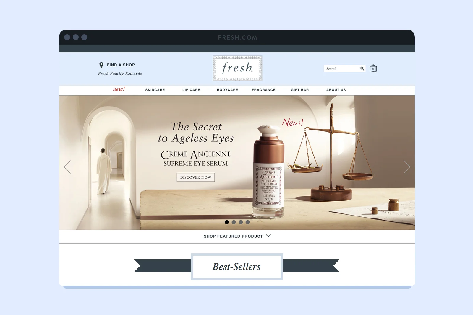 UX Design / eCommerce Design - fresh.com