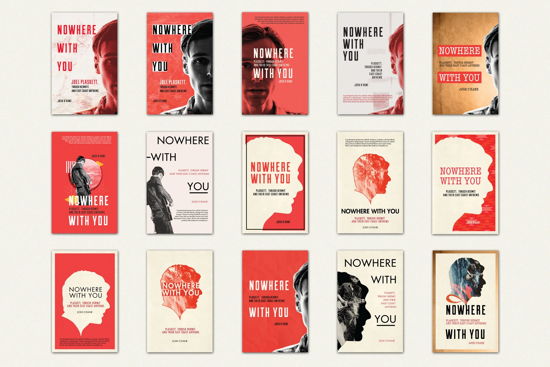 Book Cover Rough Concepts and Progression