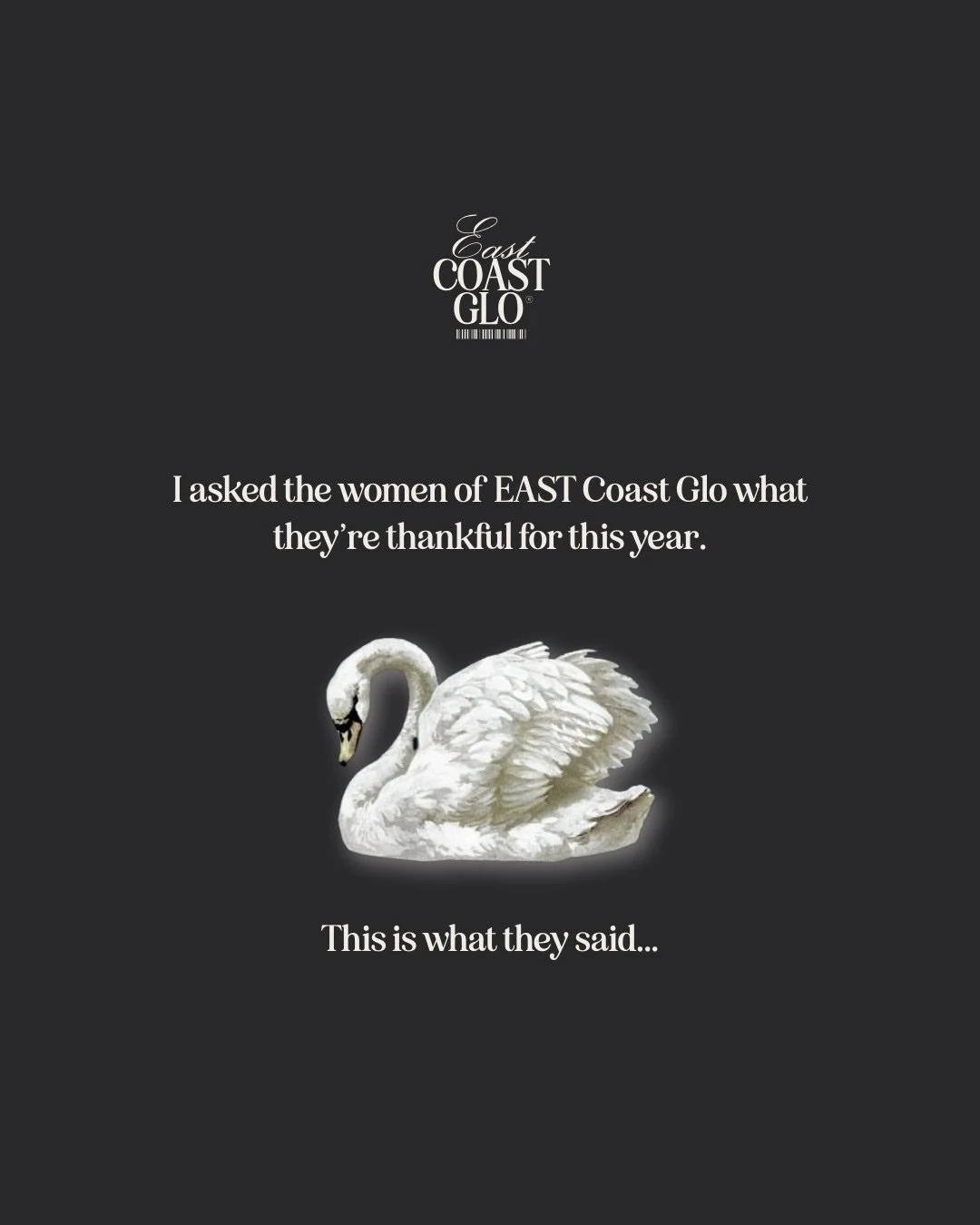 𝘛𝘰 𝘈𝘭𝘭𝘪, 𝘌𝘷𝘪, 𝘔𝘢𝘳𝘨𝘪𝘦, 𝘢𝘯𝘥 𝘏𝘦𝘢𝘵𝘩𝘦𝘳,
You four are the soul of East Coast Glo. You&rsquo;ve carried me and lifted this business through every season.

Thank you for showing up for me, for our clients, and for each other. Thank y
