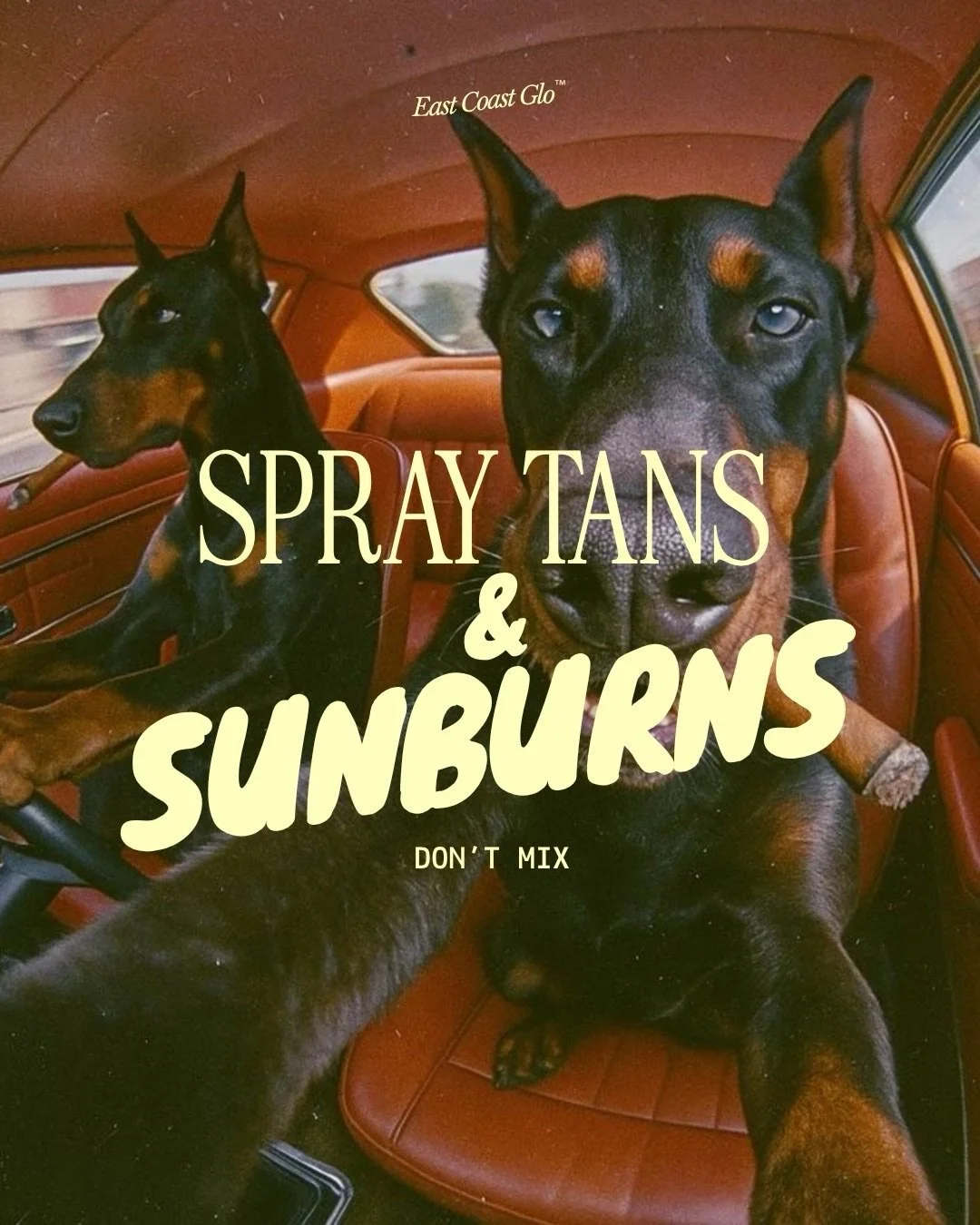 Your tan will not look cute. 🥵