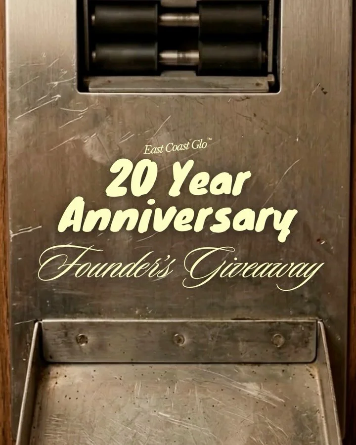𝑎𝑙𝑚𝑜𝑠𝑡 𝟐𝟎 𝐲𝐞𝐚𝐫𝐬 𝐨𝐟 𝐄𝐚𝐬𝐭 𝐂𝐨𝐚𝐬𝐭 𝐆𝐥𝐨...🤯

To celebrate our 20th anniversary in a few weeks, I wanted to do something really fun and spoil one lucky person with the ultimate East Coast Glo summer giveaway ☀️ (𝘷𝘢𝘭𝘶𝘦𝘥 𝘢𝘵