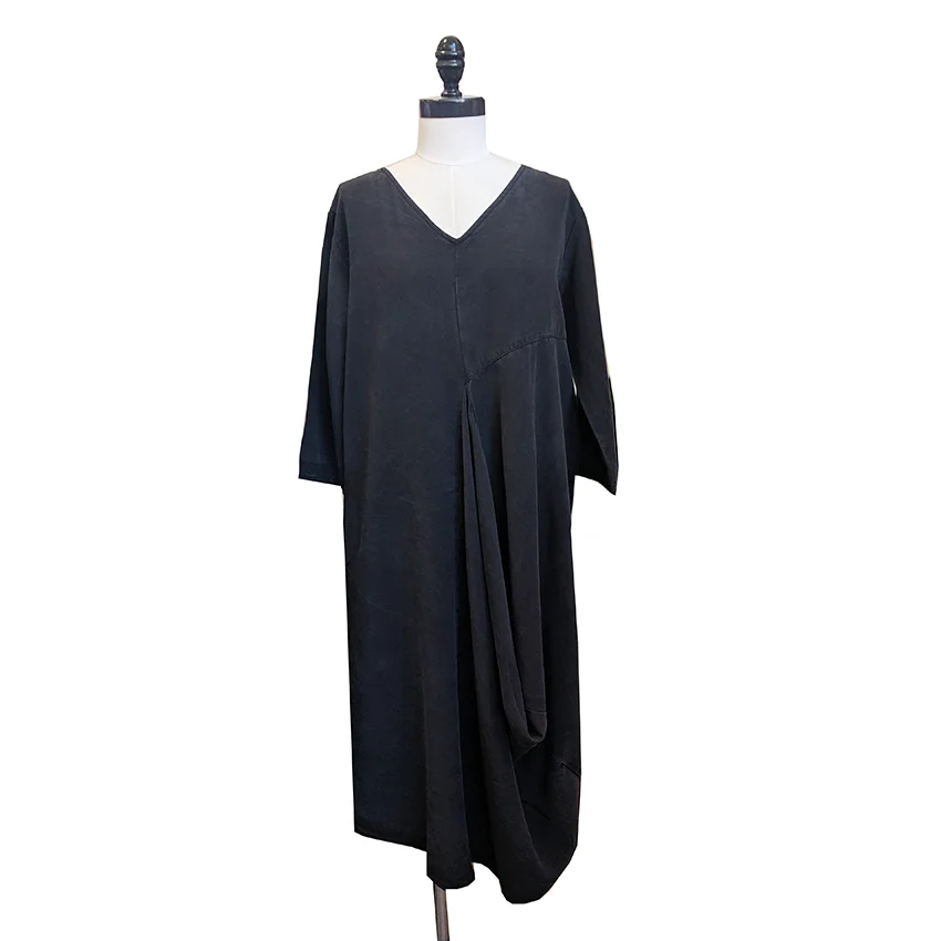 FrontDrapeDress_BlackTencel.jpg