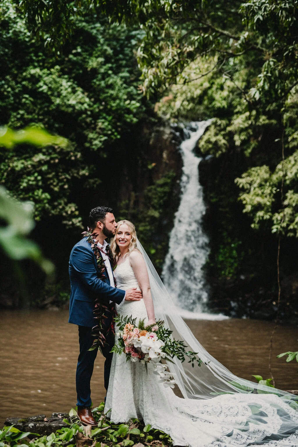 Gorgeous Tropical Jungle Elopement on Kauai