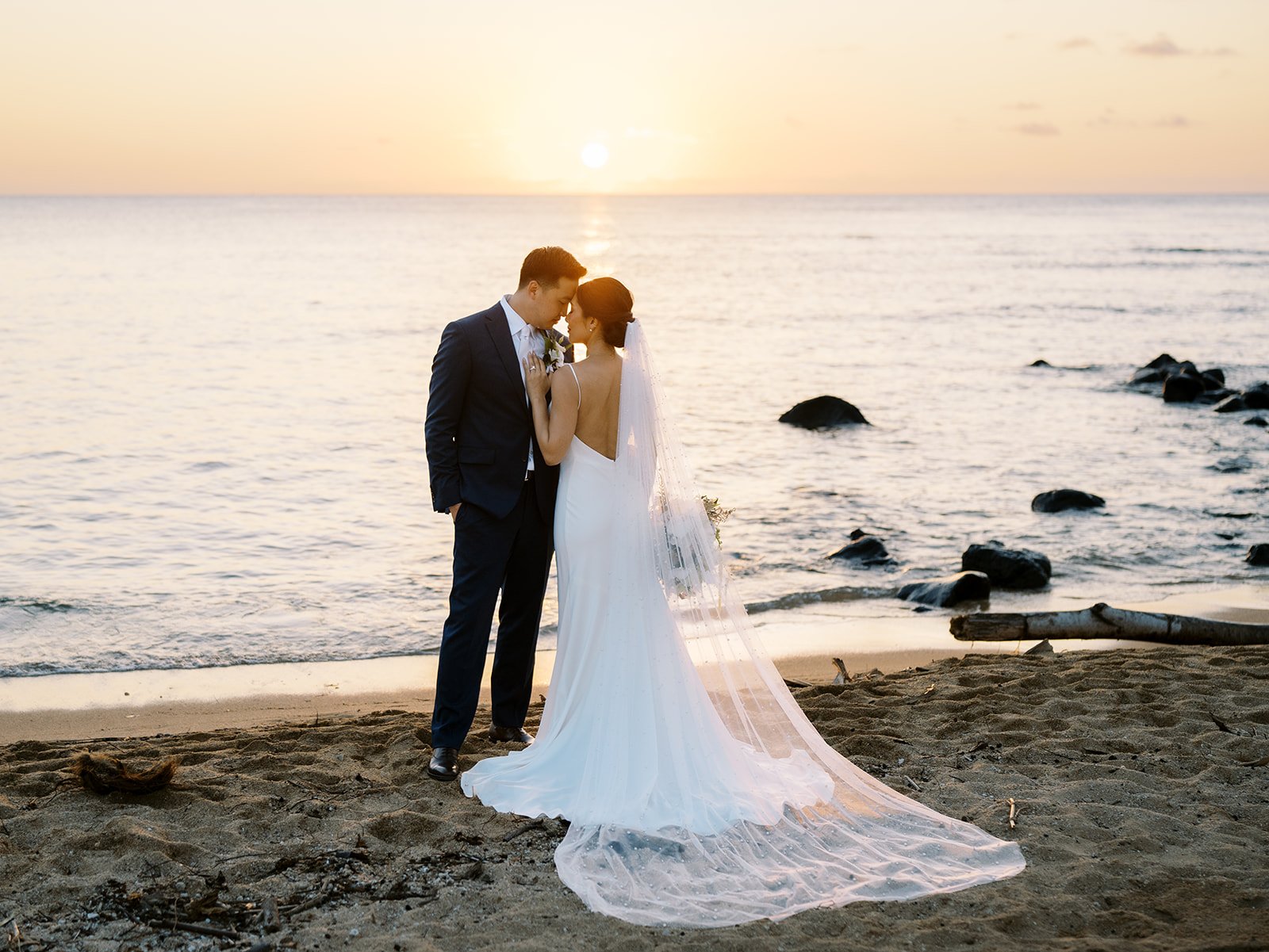 Kauai elopement package beach ceremony