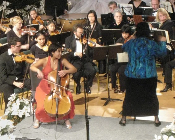 Courtney Lin Kaita performing Elgar Cello Concerto