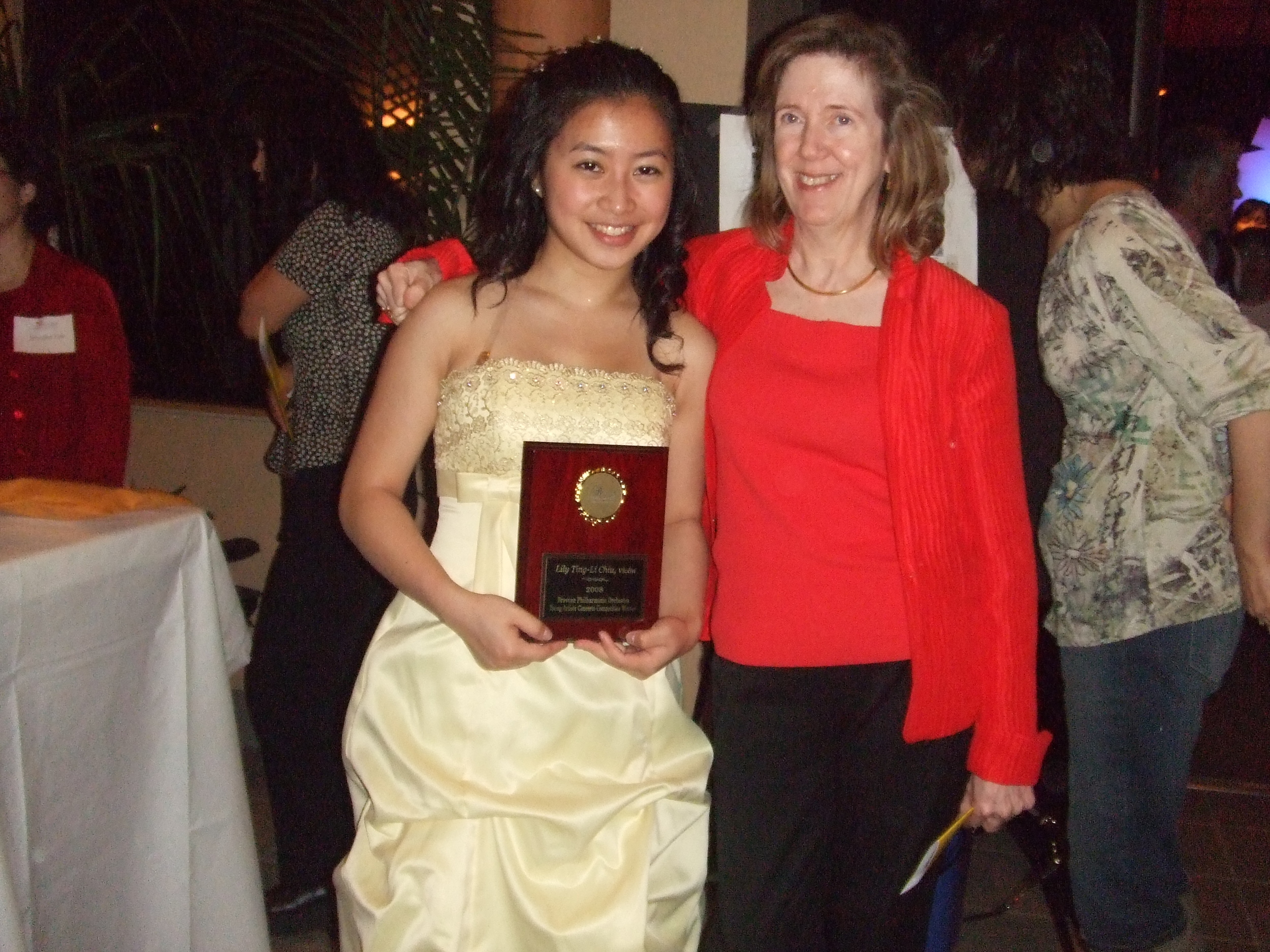 Lily Chiu and teacher, Ann Setzer