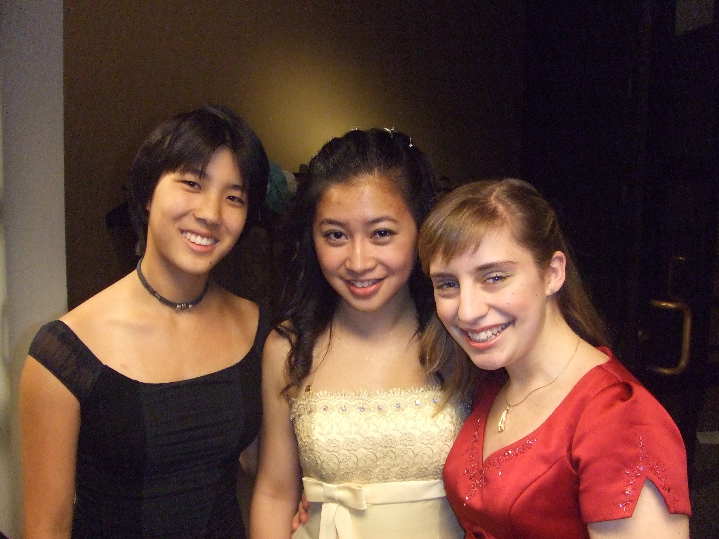 Courtney Kaita, Lily Chiu, and Emma Schmiedecke