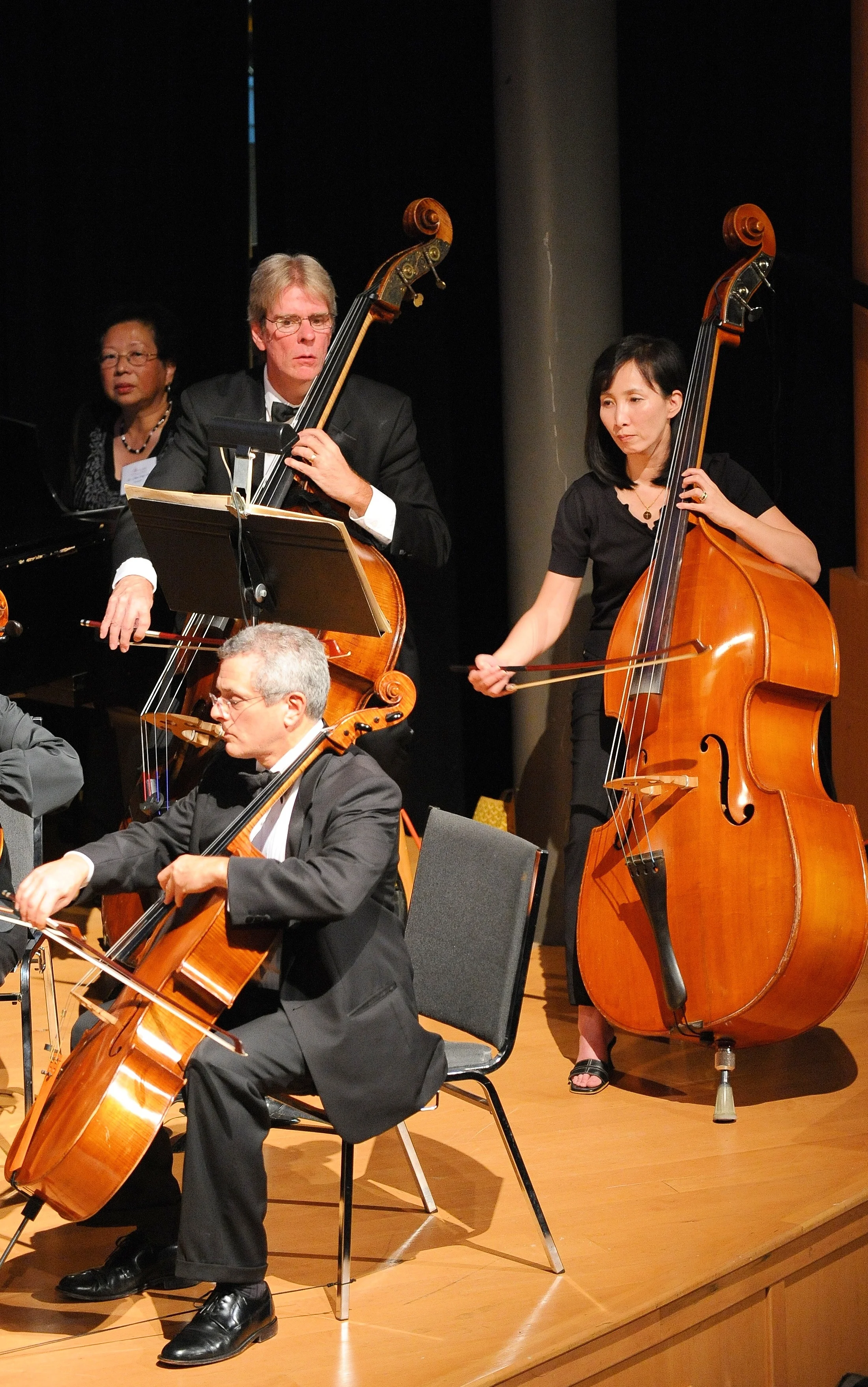 Principal bassist Eunmi Sohn and pianist Chiu-Ling Lin