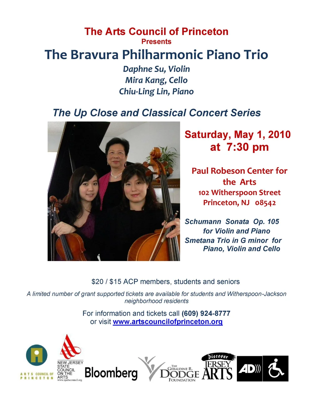 10 Bravura Piano Trio Chamber Concert Bravura Philharmonic Orchestra