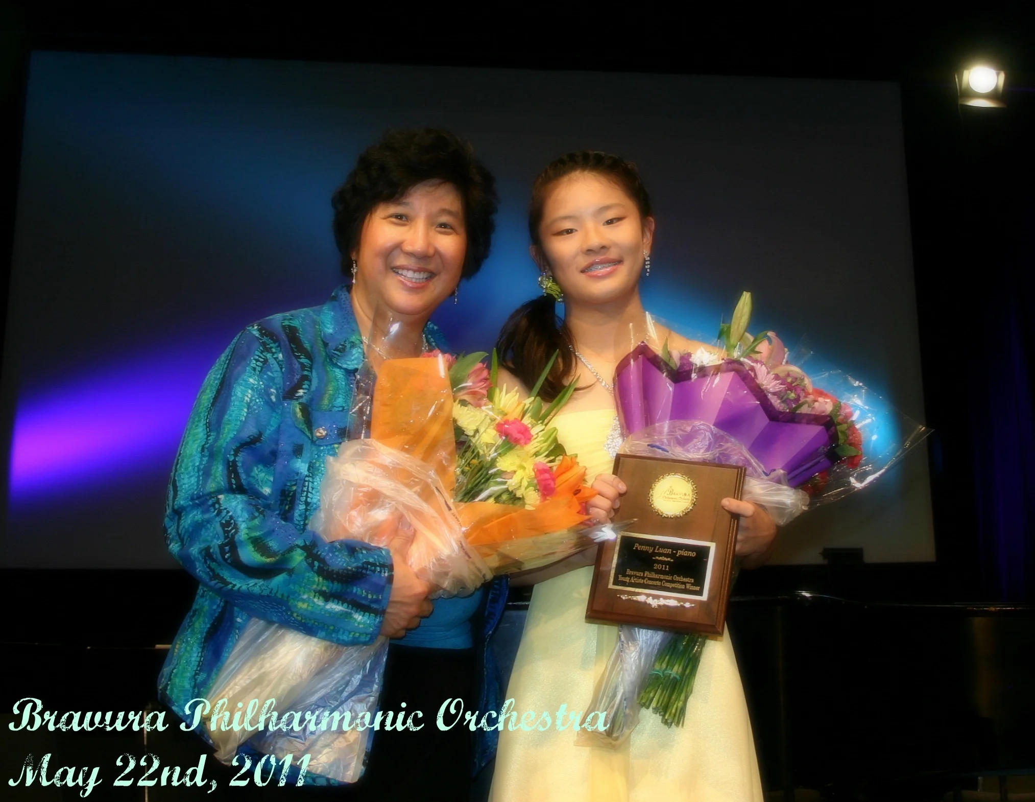 Maestra Lin with Penny Luan
