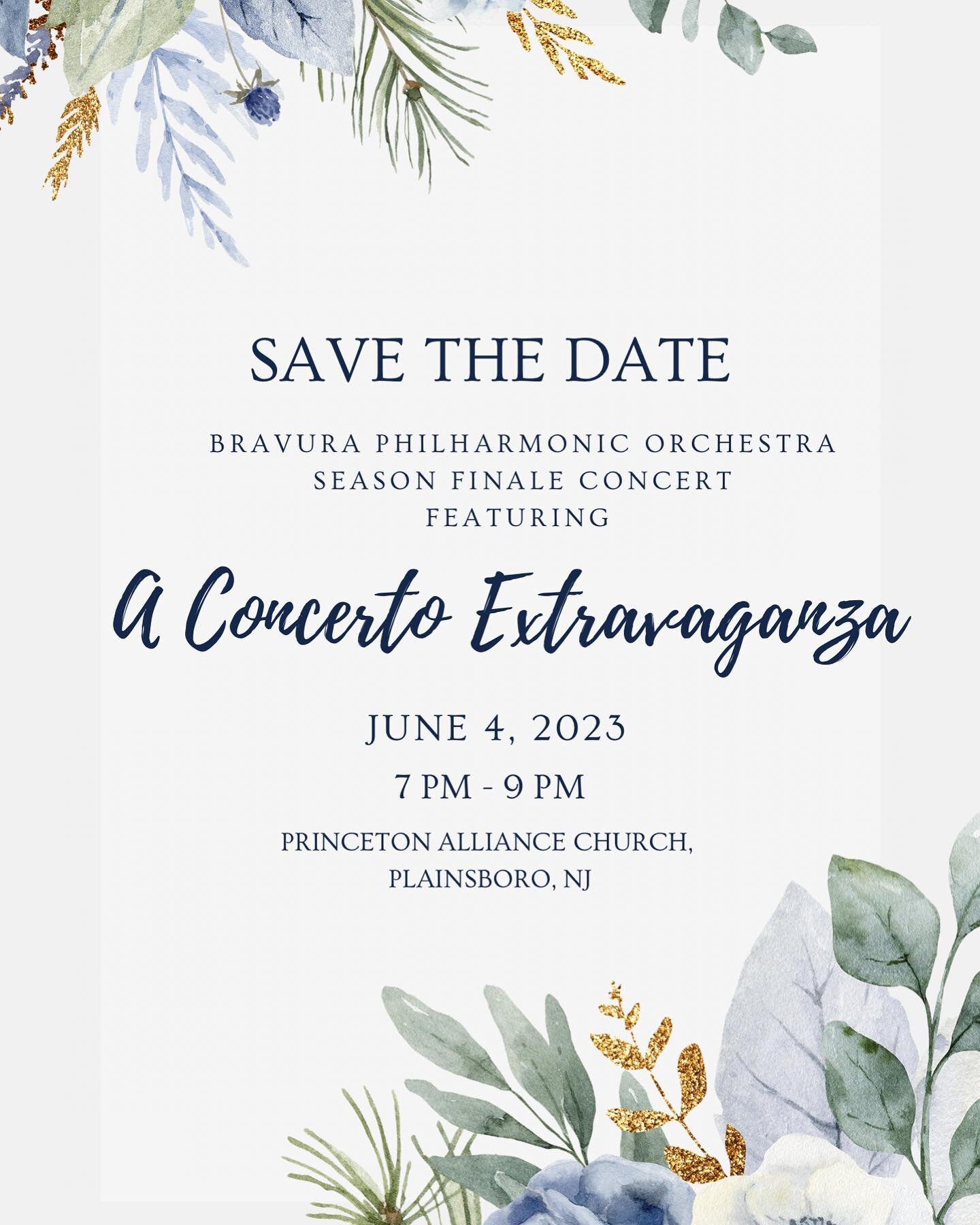 Good morning, Friend&rsquo;s of Bravura! Mark your calendar for June 4, 2023 for our season finale concert featuring our 2023 concerto competition winners!

There are 42 contestants from around the country participating in the 2023 Young Artists Comp