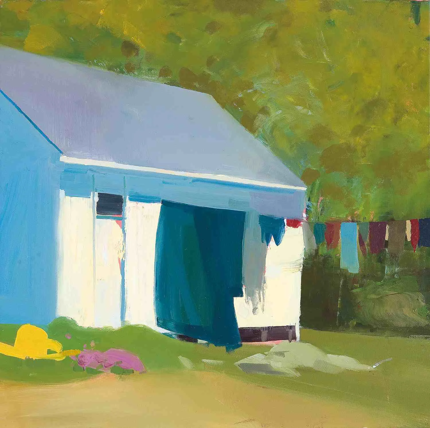 "Yard" Oil on Canvas 30" x 30" 2013 Private Collection