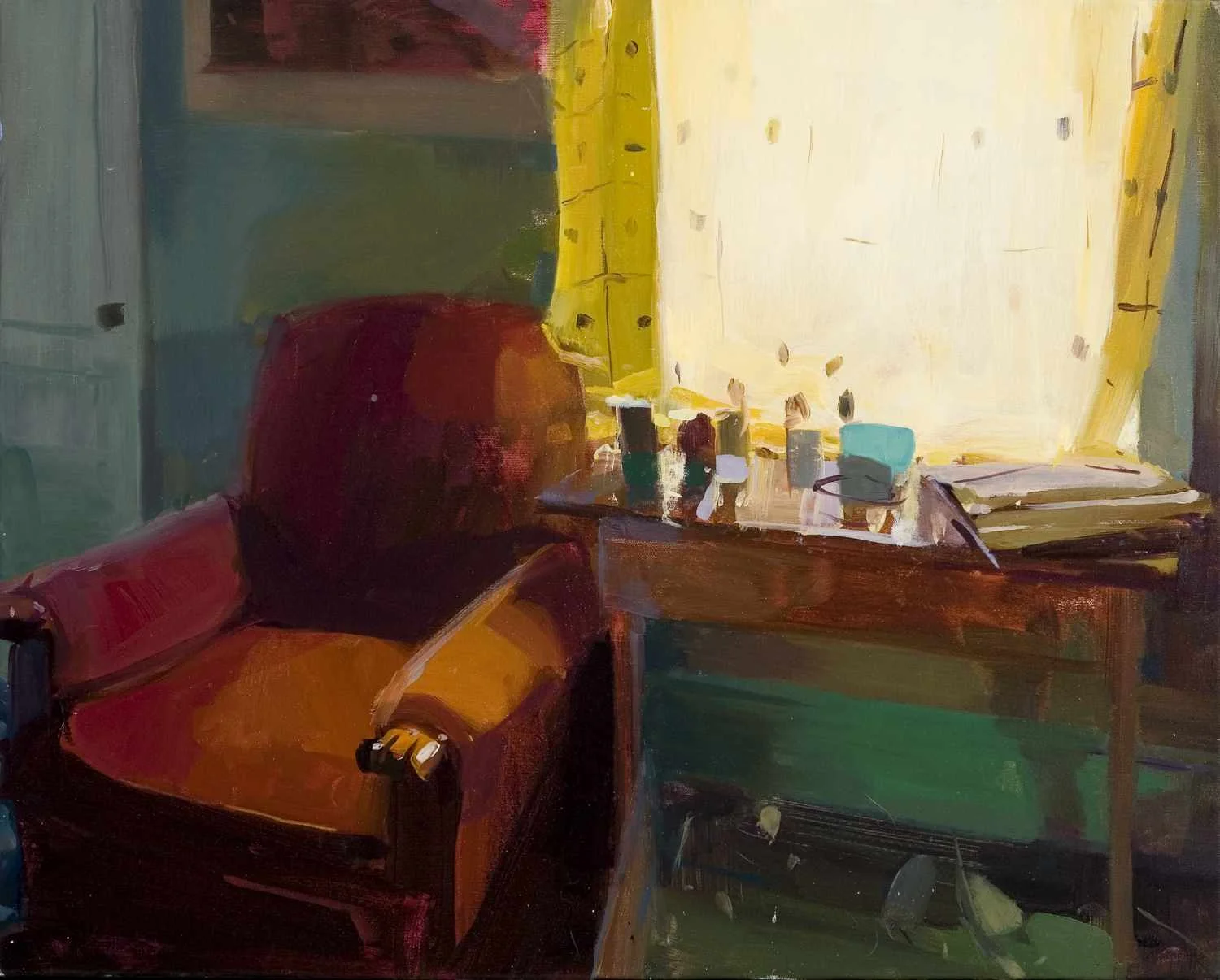 "Studio Corner" Oil on canvas 30" x 40" 2013 Private Collection