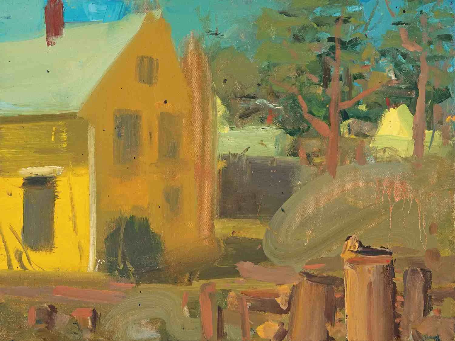 "Spring Cut" Oil on canvas 12" x 16" 2014 Available