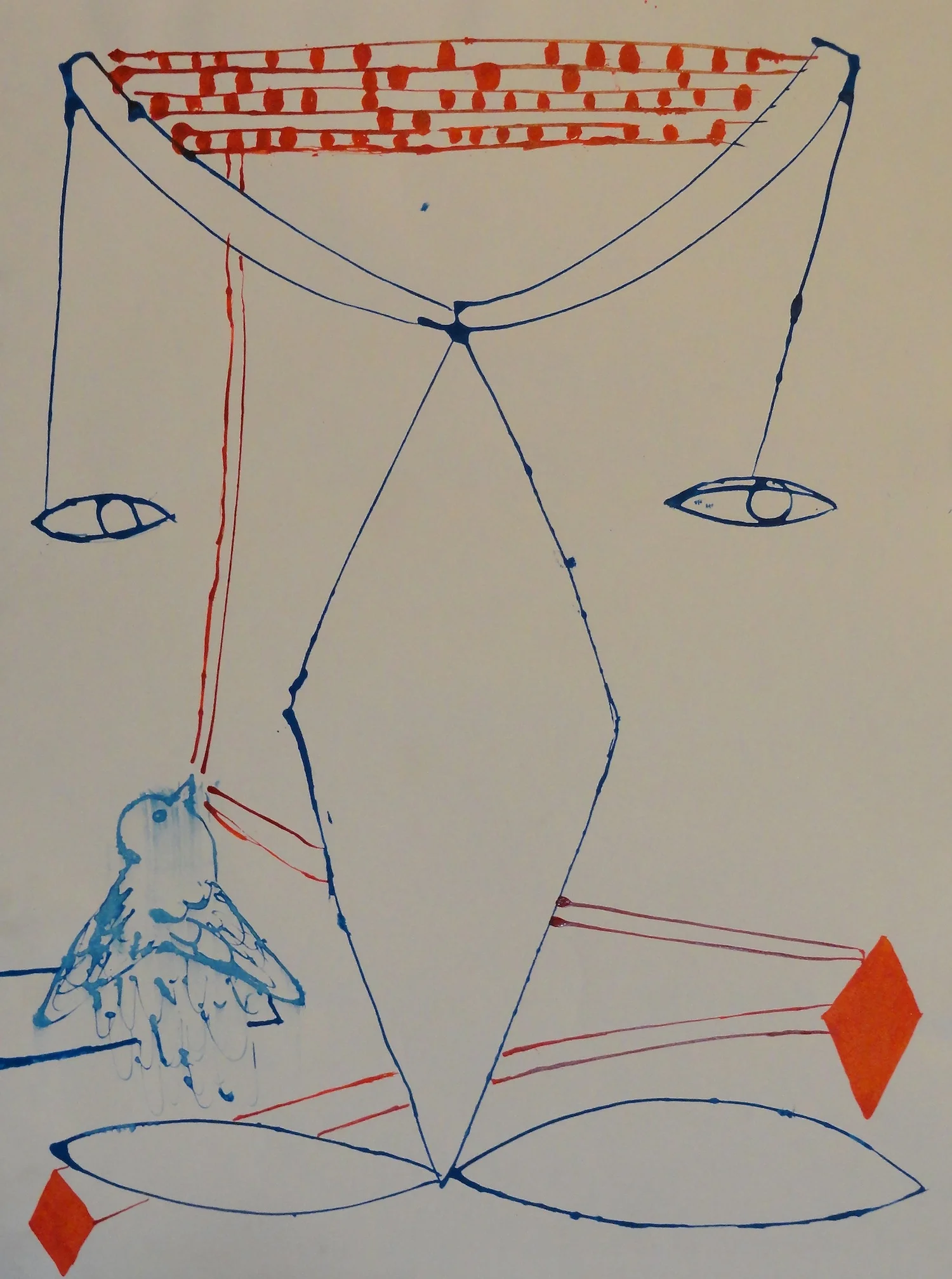  Untitled  18" x 24" Acrylic on Paper  2014   Available &nbsp;- Contact Artist 