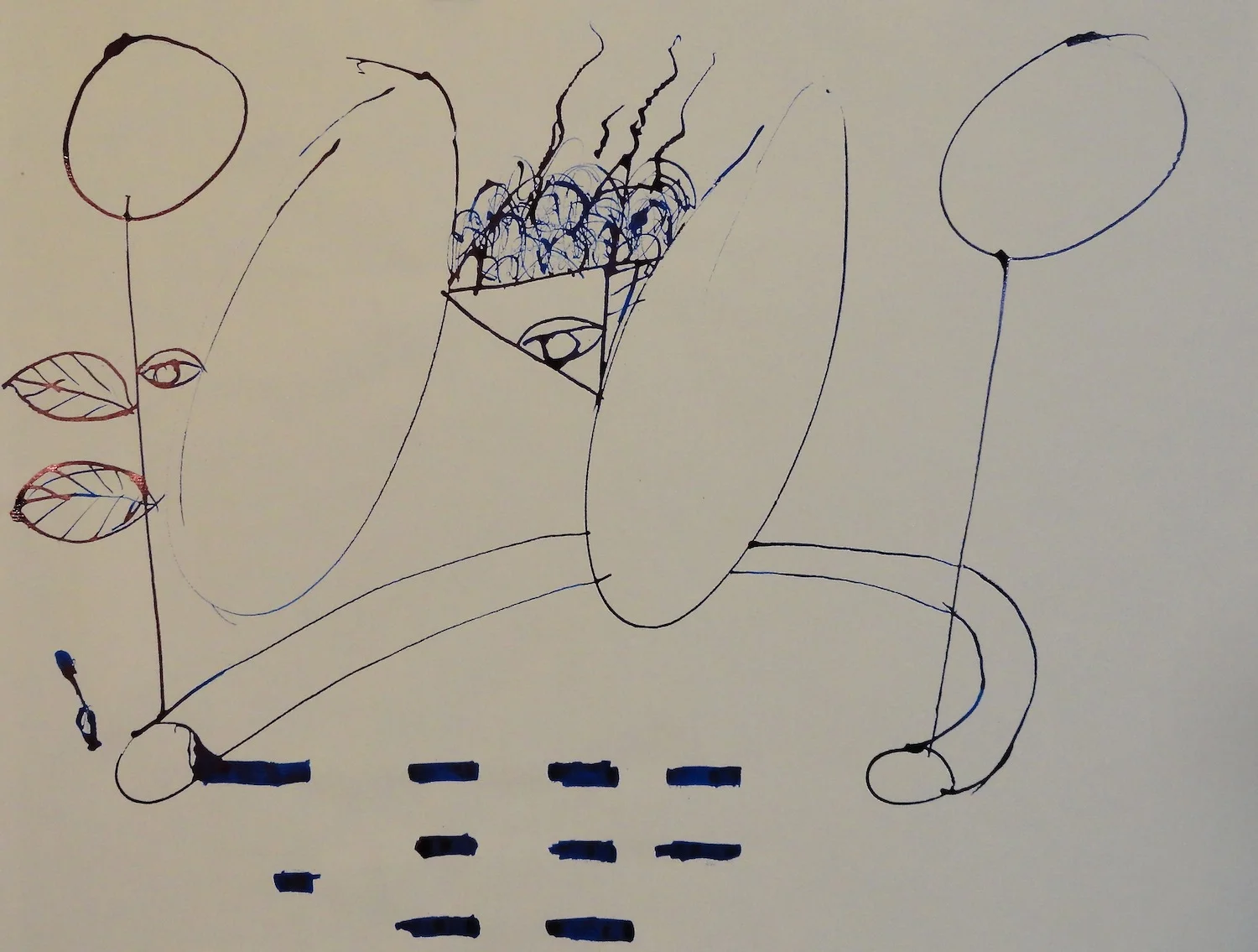  Untitled  18" x 24" Acrylic on Paper  2014   Available &nbsp;- Contact Artist 