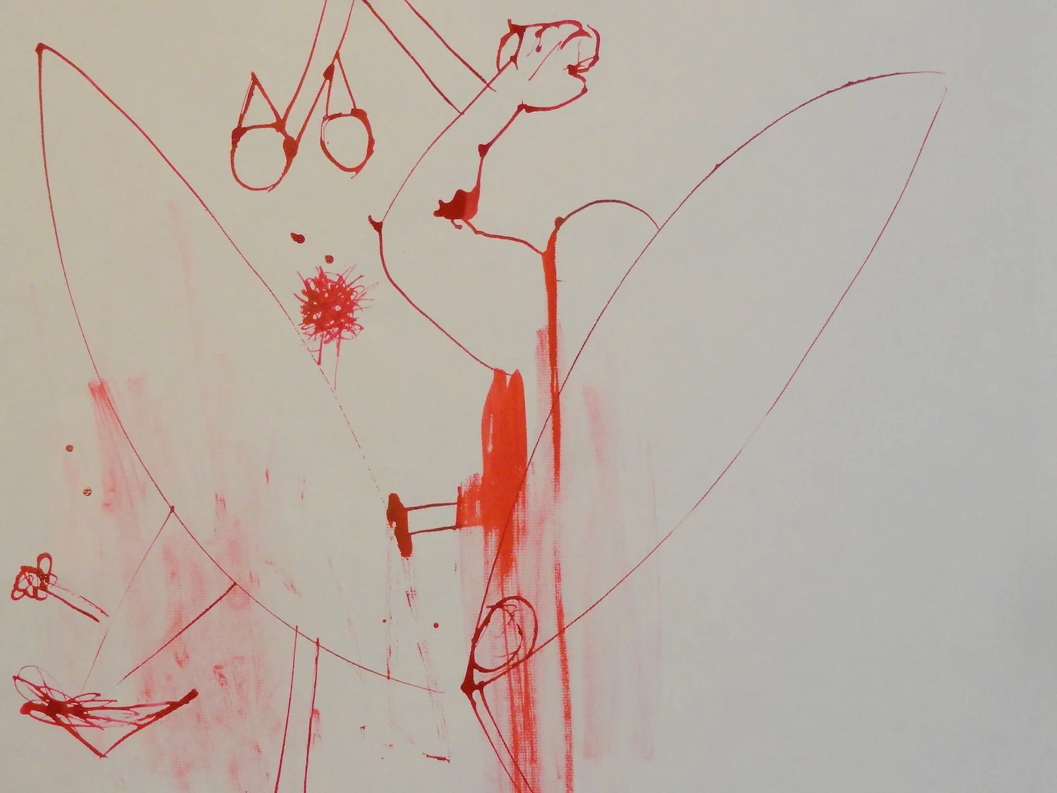  Untitled  18" x 24" Acrylic on Paper  2014   Available &nbsp;- Contact Artist 