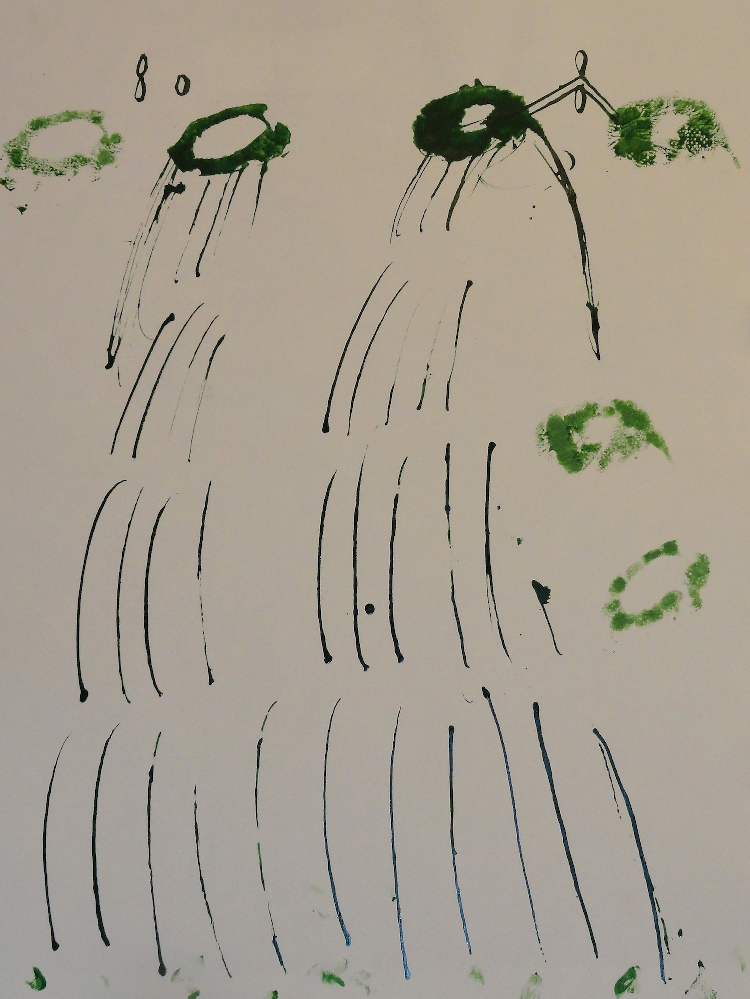  Untitled  18" x 24" Acrylic on Paper  2014   Available &nbsp;- Contact Artist 