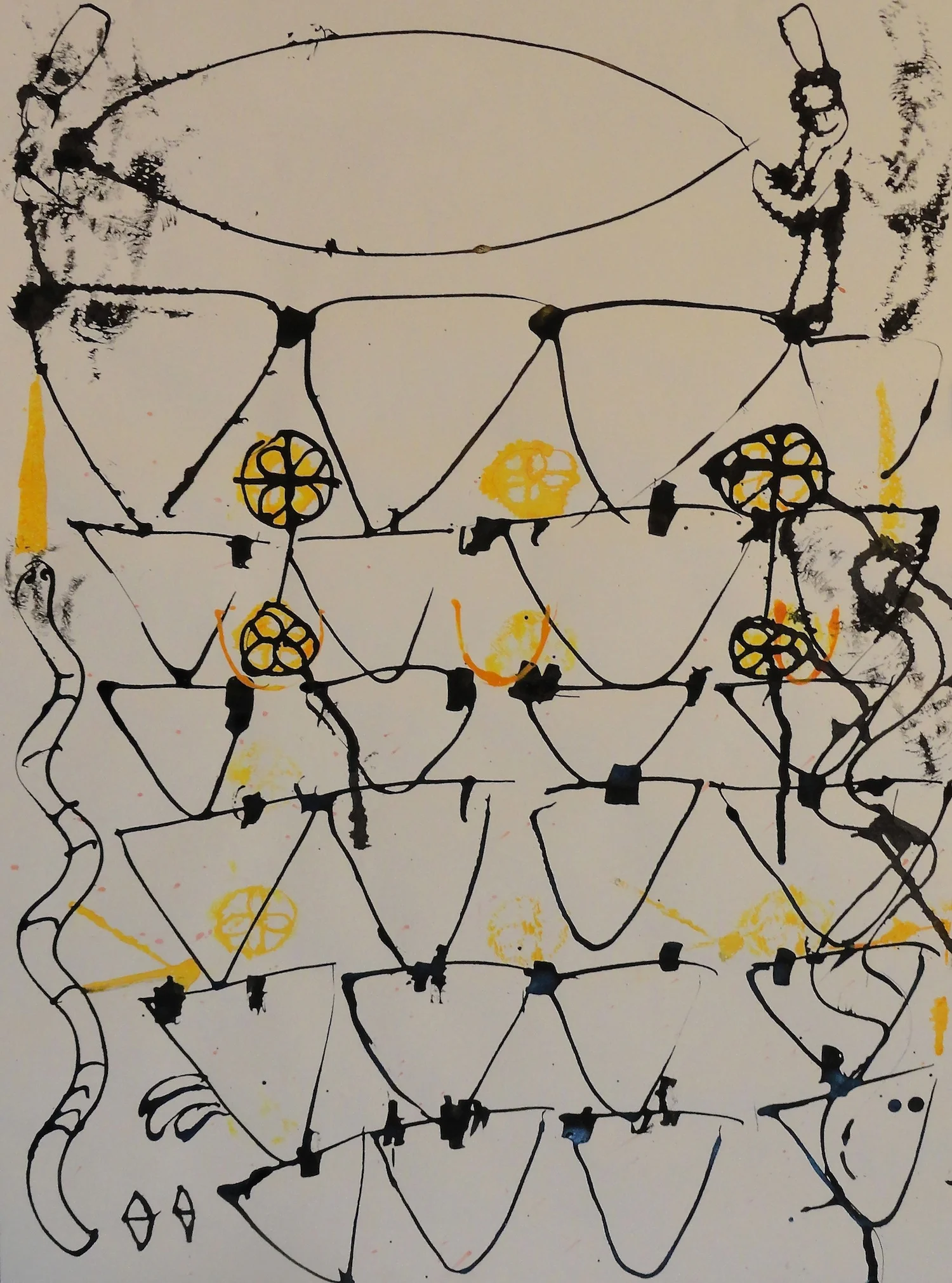  Untitled  18" x 24" Acrylic on Paper  2014   Available &nbsp;- Contact Artist 
