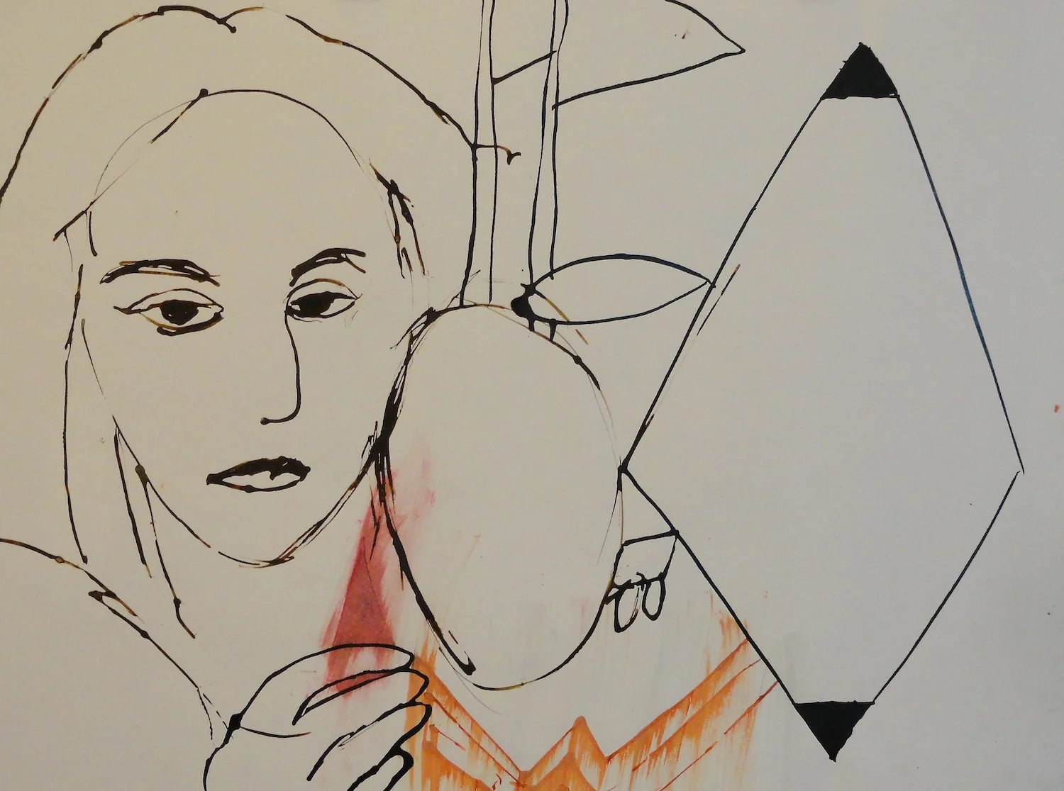  Untitled  18" x 24" Acrylic on Paper  2014   Available &nbsp;- Contact Artist 