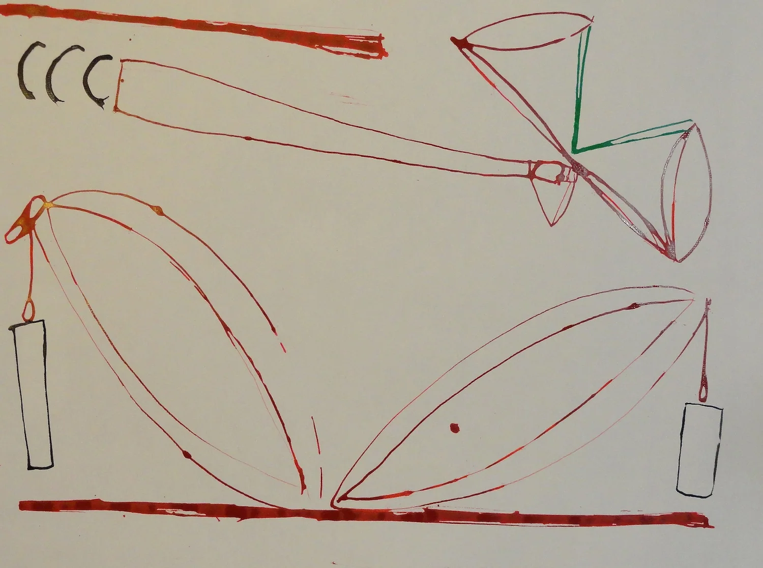  Untitled  18" x 24" Acrylic on Paper  2014   Available &nbsp;- Contact Artist 