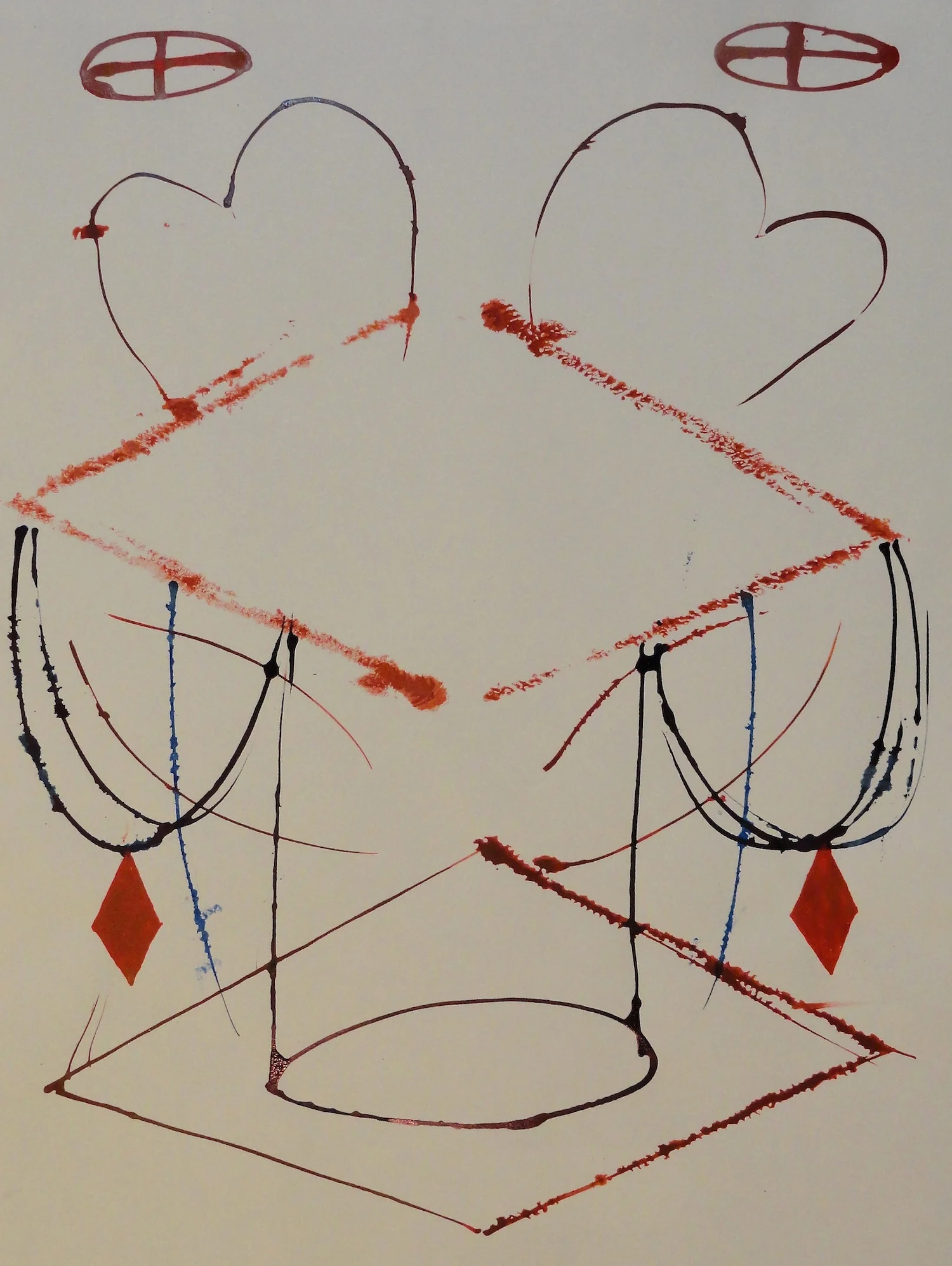  Untitled  18" x 24" Acrylic on Paper  2014   Available &nbsp;- Contact Artist 