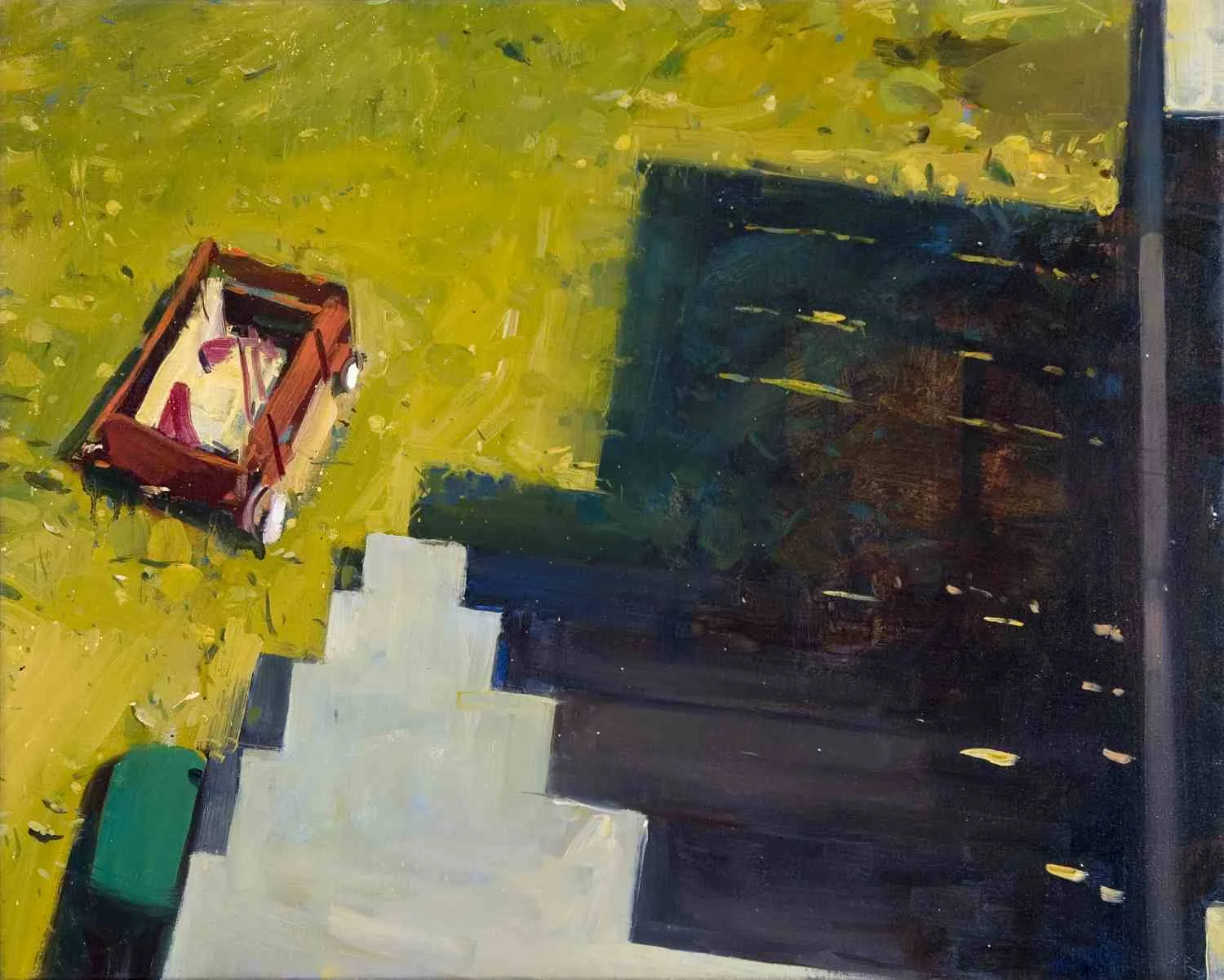 "Red Wagon" 2012 Oil on Canvas 24" x 30" Private Collection