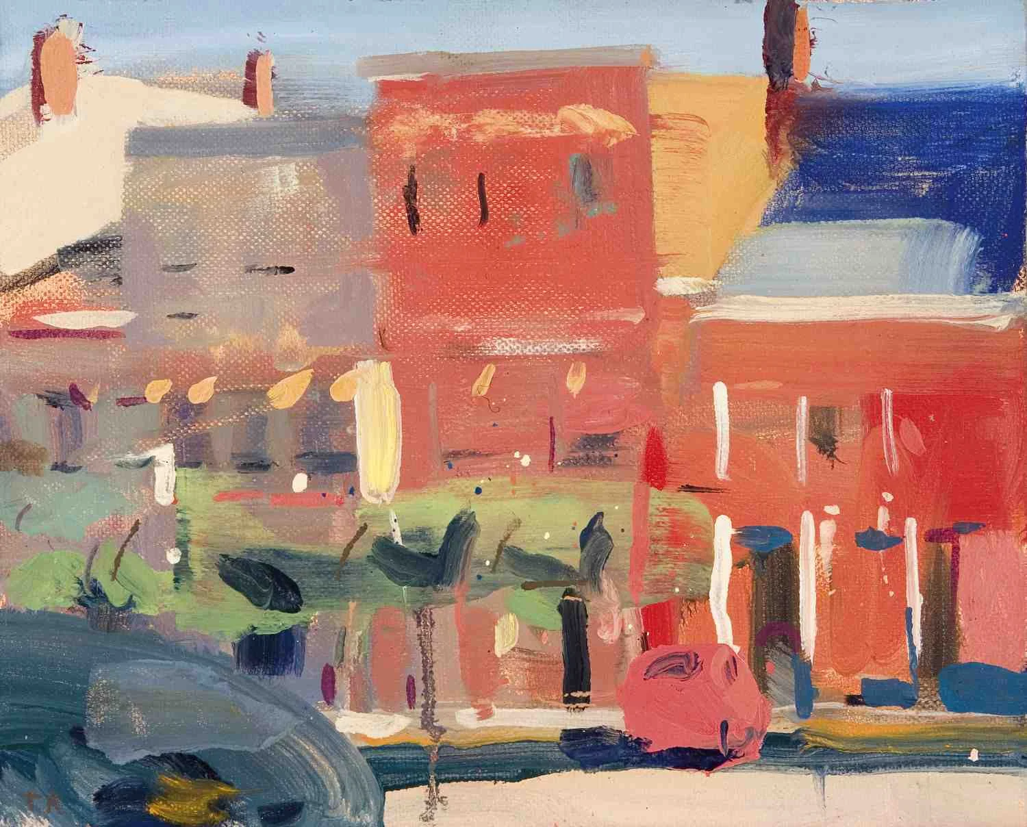 "Maine St. Bebop" 8" x 10" Oil on Canvas 2014 Private Collection