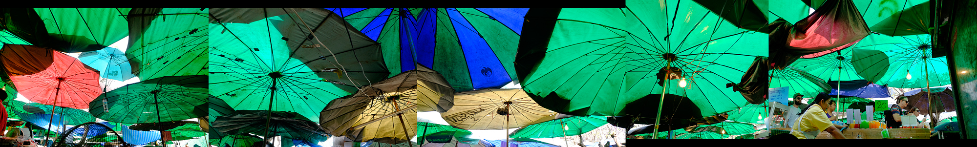 Sea Of Umbrellas, Jan 2, 2015.