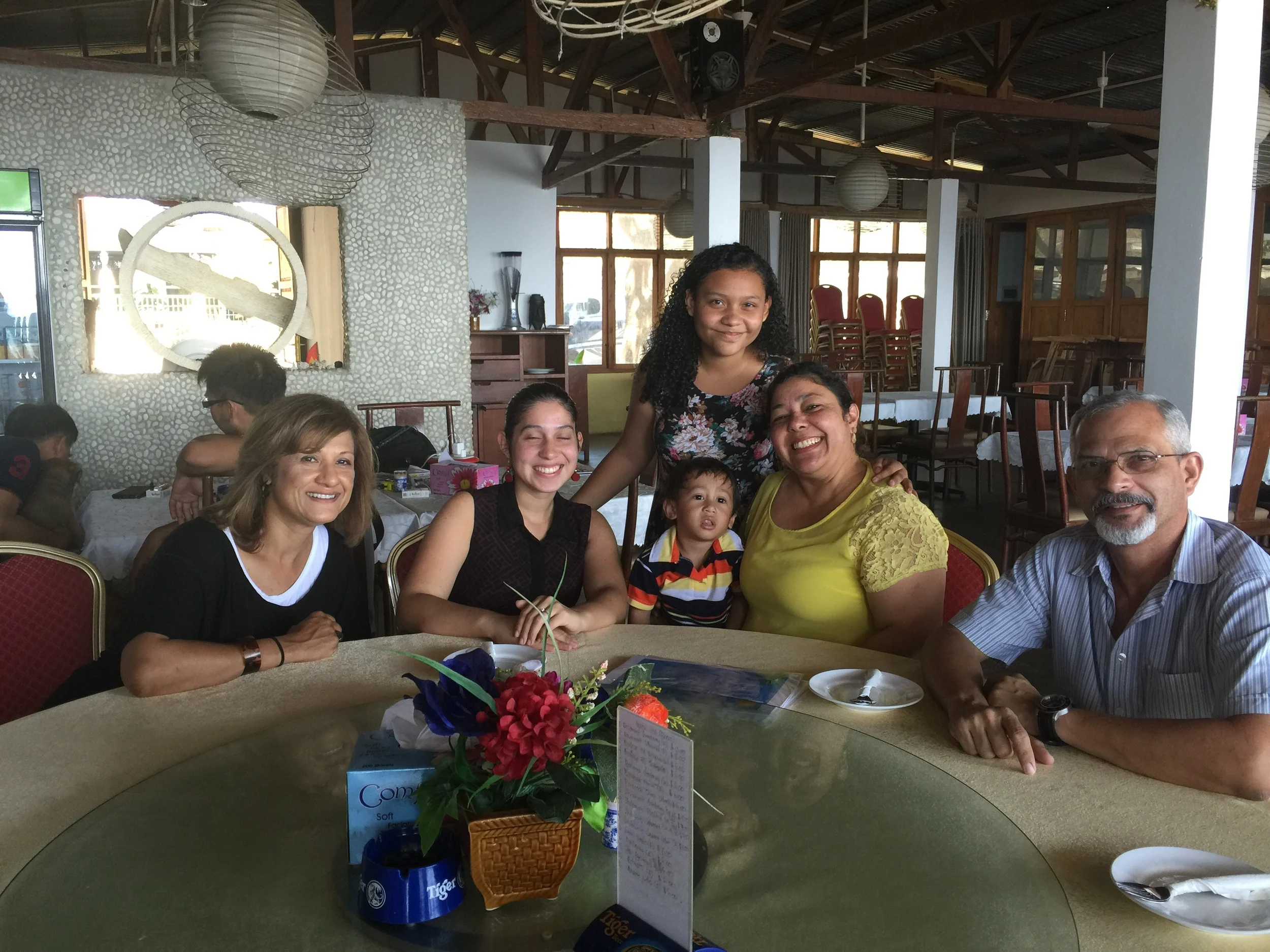 Simone, Levi and family.