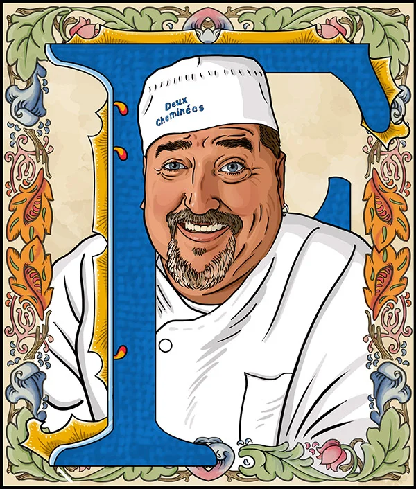 Fritz Blank -Owner and executive chef of the legendary Deux Cheminées restaurant in Philadelphia.