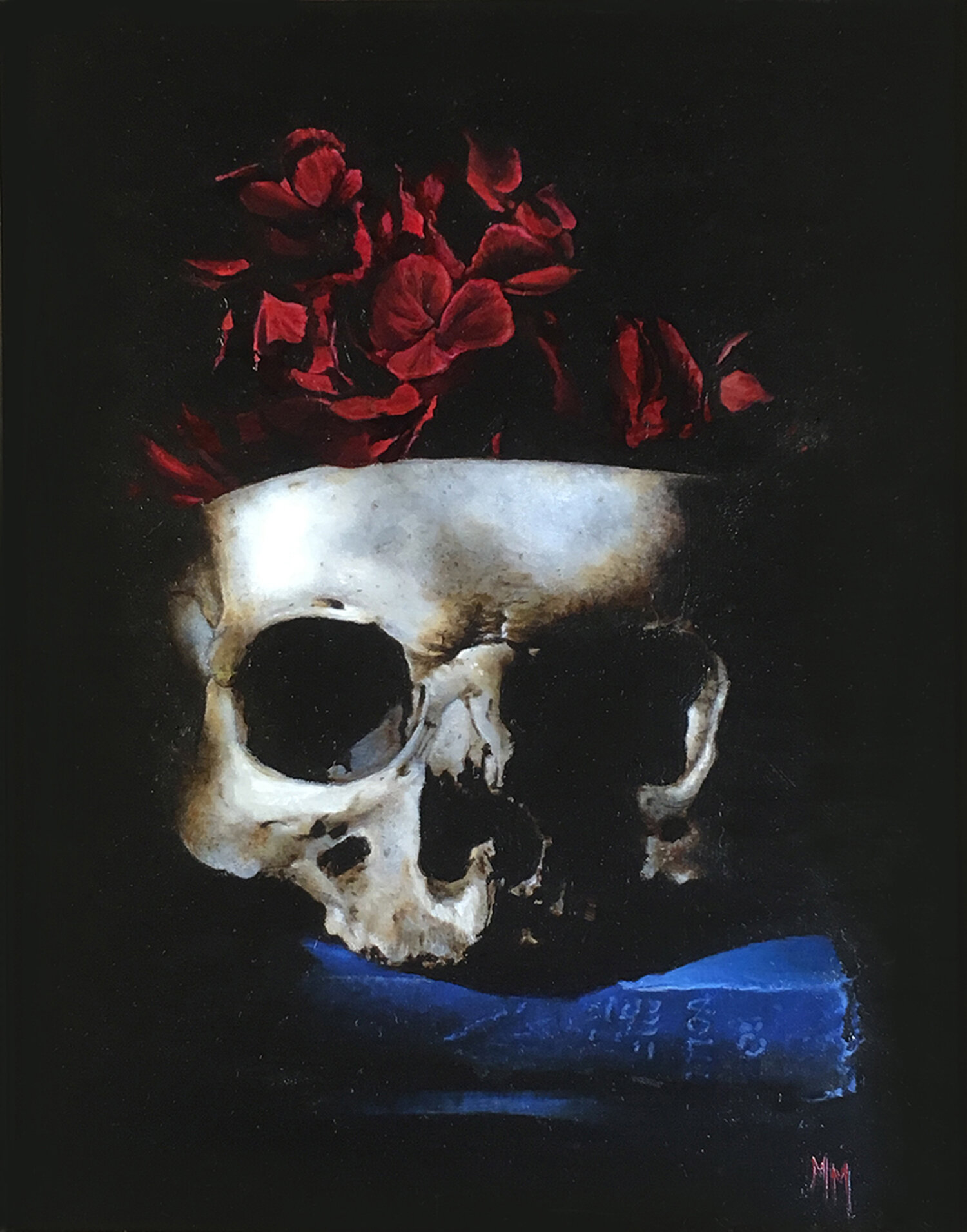 Memento Mori with Poppies