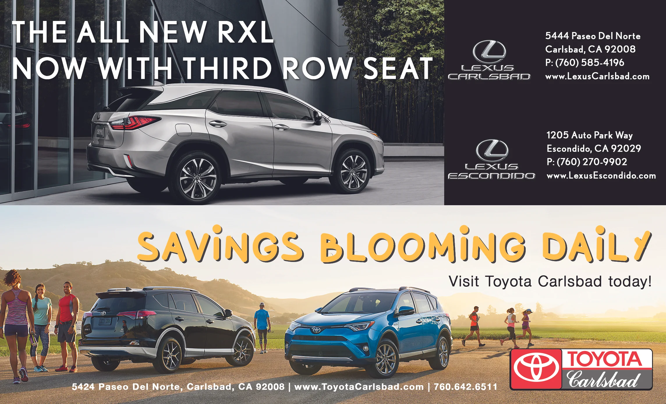 TC, LC, LE Dealership Print Ad 2018