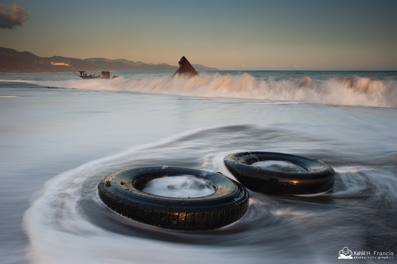 Tyres on the Beach