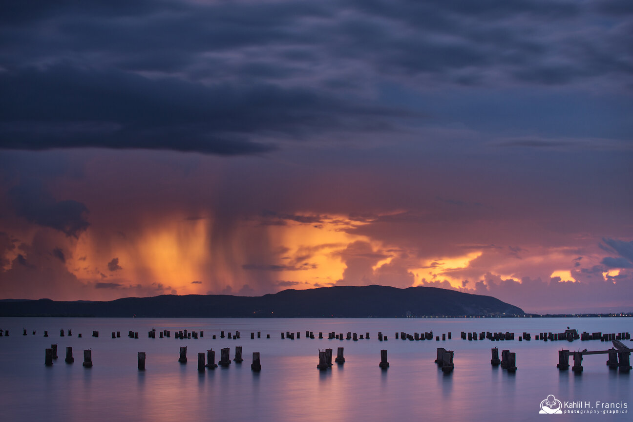 Stormy Clouds at Sundown -  Kingston Harbour