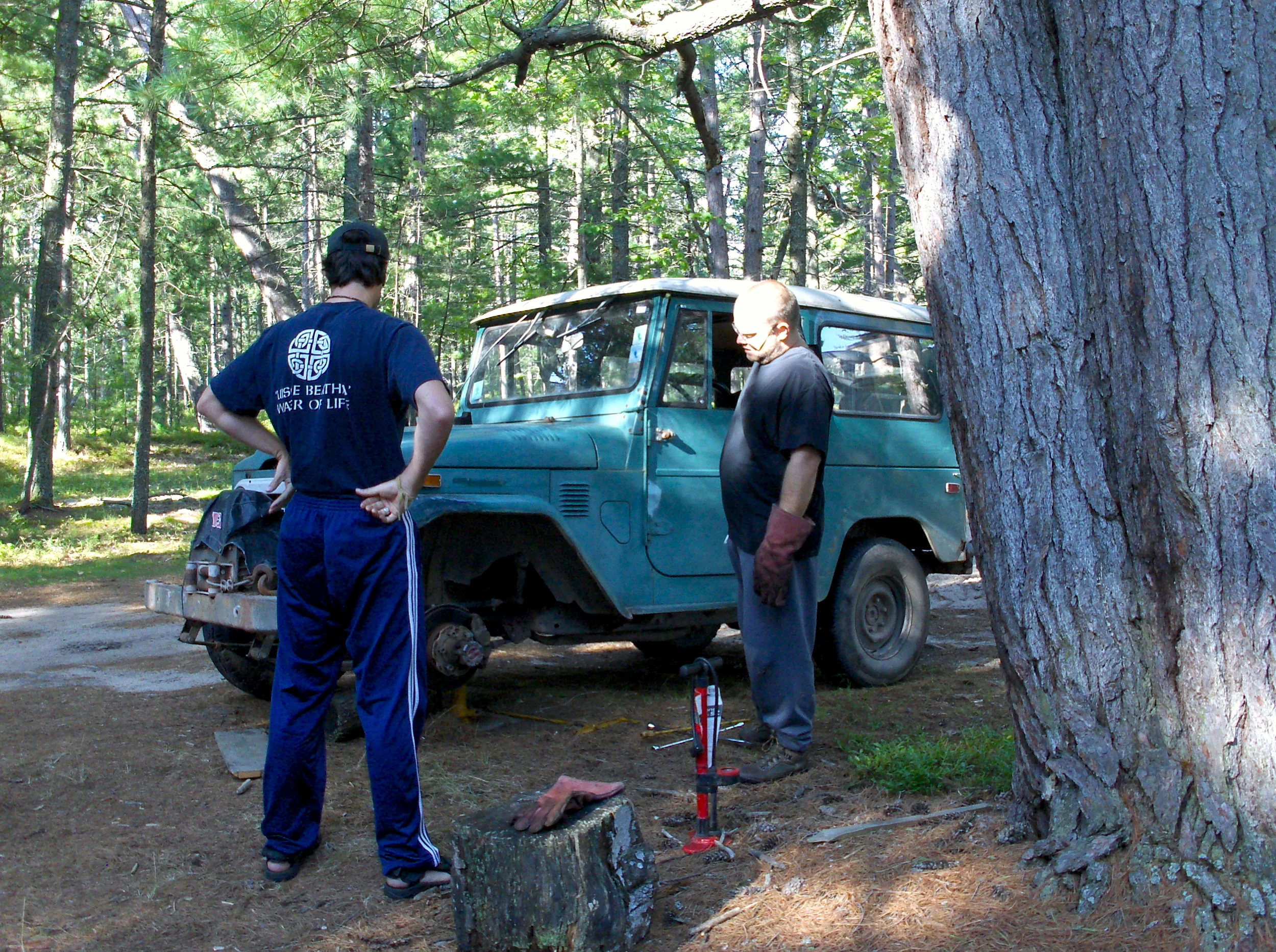 Hm. I wonder what's wrong with the Jeep?