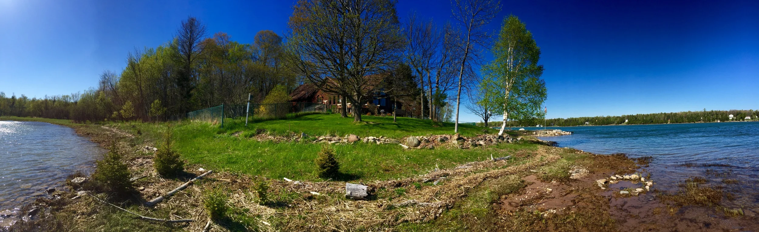 LudHaven - on the banks of the St. Mary's River, which connects Lake Superior to Lake Huron.