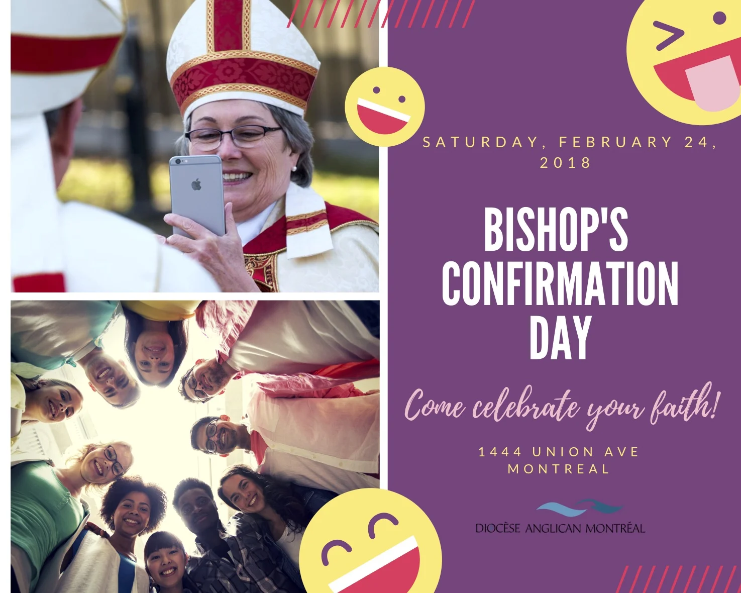 SAVE the DATE... Saturday February 24th, 2018 Bishop's Confirmation Day