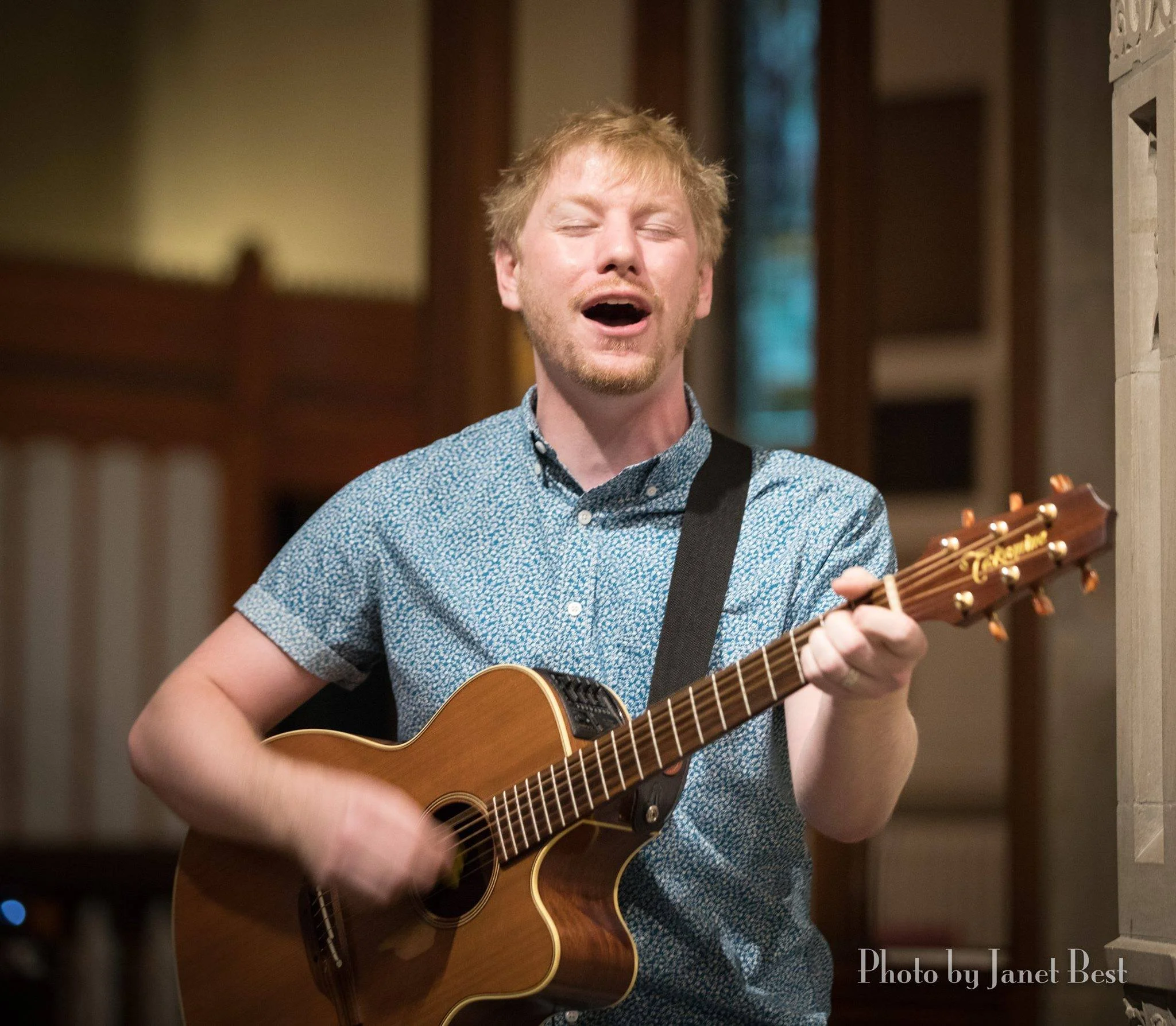 Zack Ingles, Bishop's Confirmation Day Musician and Worship Leader