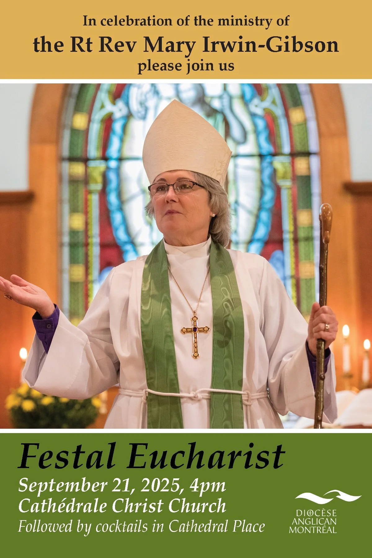 Festal Eucharist in Celebration of the Rt Rev Mary-Irwin Gibson