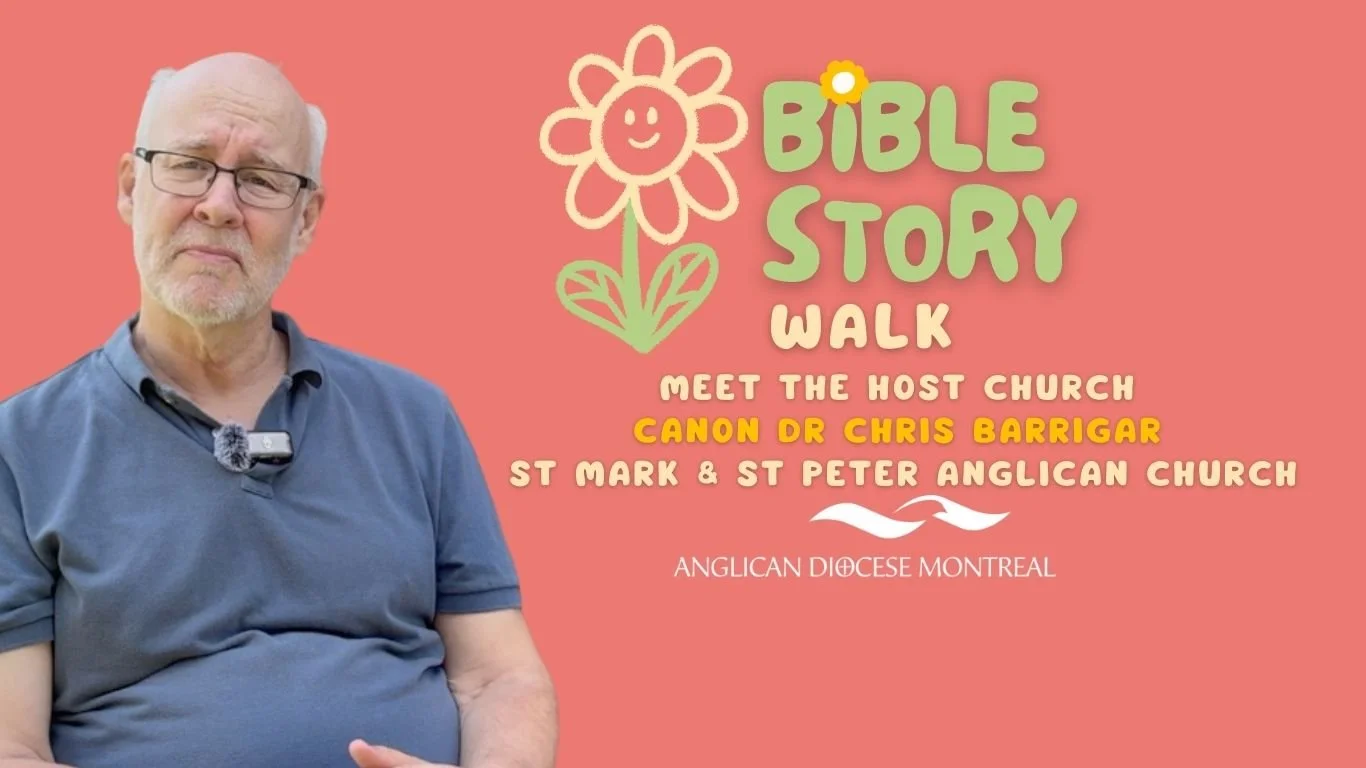 The Bible Story Walk is at the Church of St Mark & St Peter (CMP)