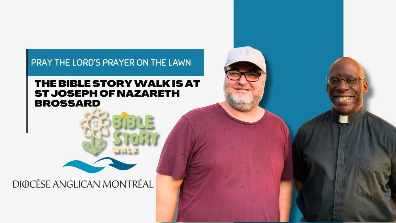 The Bible Story Walk is at St Joseph of Nazareth Church in Brossard! 
