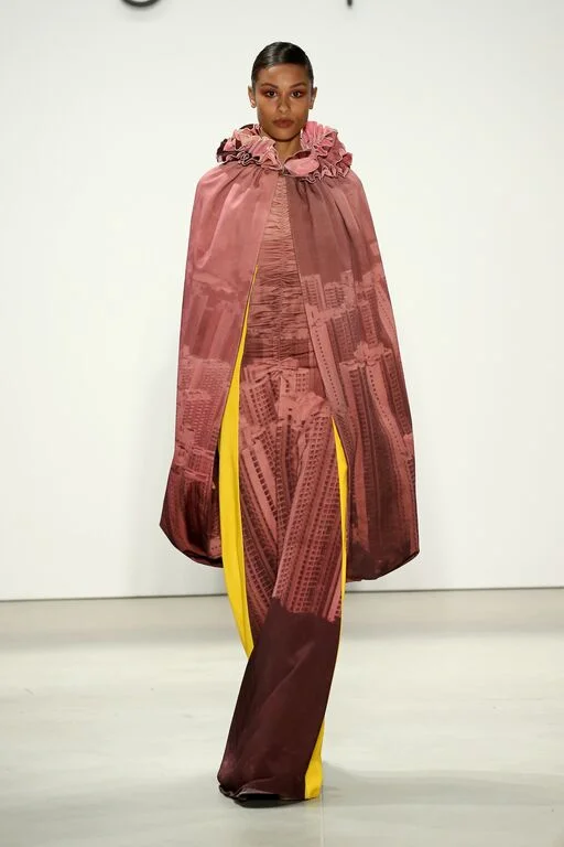 Denim cape look runway.jpeg