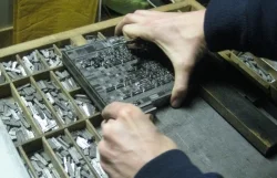 Tom also is taking appointments for individual sessions for beginning to advanced level printers on any aspect of letterpress – his press or yours! Limited appointments. 4 hours $100 per person plus materials, Price includes membership. 10% less with existing membership