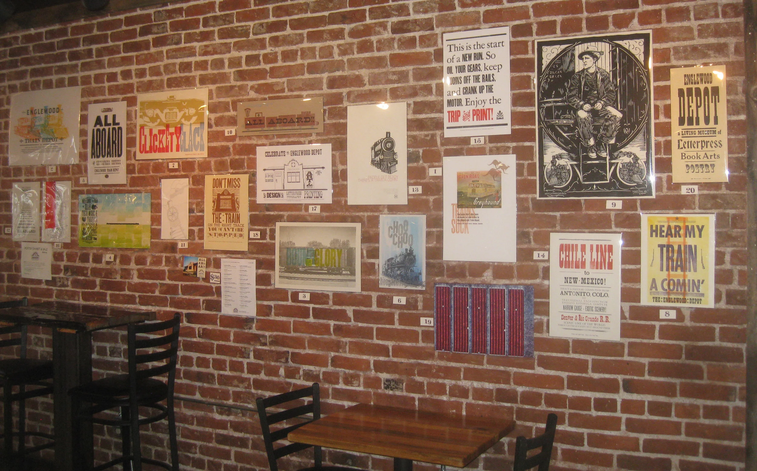 If you see anything there you want to have, email us at englewooddepot@gmail.com, tweet us @letpressdepot, write us on FB facebook.com/letterpressdepot or hey just call 720-480-5358 and we will get that $30 poster into your hands. 