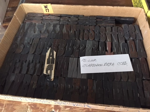 Woodtype went to a good home!